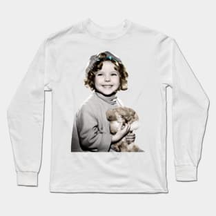 Shirley Temple Vintage Hollywood Long Sleeve T-Shirt